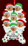 Grandparents Christmas Ornament Beary Cute Grandkids 8 Personalized by RussellRhodes.com