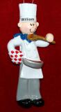 Chef Christmas Ornament Male Personalized by RussellRhodes.com