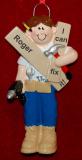 Personalized Dad Christmas Ornament Mr. Fixit by Russell Rhodes
