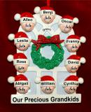 Grandparents Christmas Ornament Arched Holiday Window for 10 Personalized FREE by Russell Rhodes