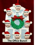Large Group Christmas Ornament Holiday Cheer for 8 Personalized by RussellRhodes.com