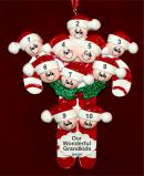 Grandparents Christmas Ornaments Candy 10 Grandkids Personalized FREE by Russell Rhodes