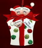 Family Christmas Ornament Xmas Gift for 3 Personalized by RussellRhodes.com