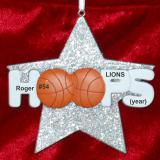 Basketball Christmas Ornament Super Star Personalized by Russell Rhodes
