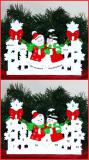 Tabletop Christmas Decoration Snowflakes for 3 Grandchildren Personalized by RussellRhodes.com