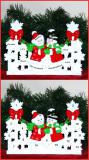Tabletop Christmas Decoration Snowflakes for 5 Grandchildren Personalized by RussellRhodes.com