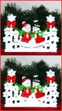 Tabletop Christmas Decoration Snowflakes for 6 Grandchildren Personalized by RussellRhodes.com