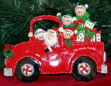 Tabletop Christmas Decoration Fire Engine for 5 Personalized by RussellRhodes.com