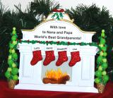 Tabletop Christmas Decoration Mantel Grandkids 4 Personalized by RussellRhodes.com