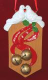Personalized Our First Christmas Together Love Birds Christmas Ornament by Russell Rhodes