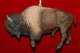 American Bison Christmas Ornament Personalized by Russell Rhodes
