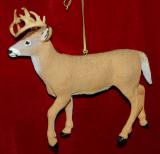 Deer White Tail Buck Christmas Ornament Personalized by RussellRhodes.com
