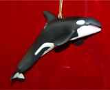 Orca Killer Wale Christmas Ornament Personalized by RussellRhodes.com