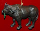 Cape Buffalo Christmas Ornament Personalized by RussellRhodes.com