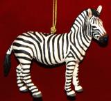 Zebra Christmas Ornament Personalized by RussellRhodes.com