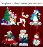 Personalized Ornaments Writing Samples
