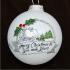 Christmas Cottage Christmas Ornament Personalized by Russell Rhodes