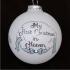 Memorial for Boy: 1st Christmas in Heaven Christmas Ornament Personalized by Russell Rhodes