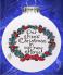 Welcome Wreath Our New Home Christmas Ornament Personalized by Russell Rhodes
