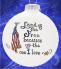 Land of Free Home of Brave Glass Christmas Ornament Personalized by Russell Rhodes