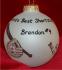 Our Baseball Star Christmas Ornament Personalized by RussellRhodes.com
