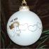 3 Precious Grandchildren Glass Christmas Ornament Personalized by Russell Rhodes