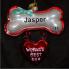 World's Best Dog Glass Christmas Ornament Personalized by Russell Rhodes