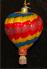 Hot Air Ballooning Christmas Ornament Personalized by Russell Rhodes