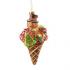 Gingerbread Waffle Cone Treats Glass Christmas Ornament Personalized by Russell Rhodes