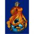 Octopus Blown Glass Christmas Ornament Personalized by Russell Rhodes