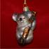 Koala Bear Glass Christmas Ornament Personalized by Russell Rhodes