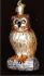 Wise Old Owl Christmas Ornament Personalized by Russell Rhodes