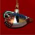 Woody Wood Duck Glass Christmas Ornament Personalized by Russell Rhodes