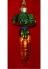 Carrots Glass Christmas Ornament Personalized by Russell Rhodes