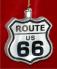 Historic Route Sign Glass Christmas Ornament Personalized by RussellRhodes.com