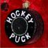 Hockey Puck Glass Christmas Ornament Personalized by RussellRhodes.com