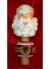Santa Tree Topper Christmas Ornament Personalized by Russell Rhodes
