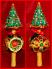 Tree Trimmed with Care Finial Christmas Ornament Personalized by Russell Rhodes