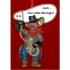 'Lil Cowpoke Christmas Ornament Personalized by Russell Rhodes