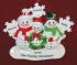 White Xmas Snowflake Single Mom 2 Kids Christmas Ornament Personalized by RussellRhodes.com