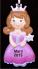 Young Our Little Princess Christmas Ornament Personalized by Russell Rhodes