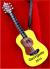 Artistic Flair Acoustic Guitar Christmas Ornament Personalized by Russell Rhodes