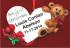Baby's First Baby Bear Loving Heart for Boy Christmas Ornament Personalized by Russell Rhodes