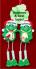 Frogs are Fun! Brothers Christmas Ornament Personalized by Russell Rhodes