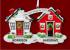 From Our House to Yours Happy Holidays Personalized Christmas Ornament Personalized by Russell Rhodes