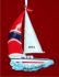Smooth Sailing Christmas Ornament Personalized by Russell Rhodes