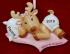 Baby Reindeer Pink Blanket Christmas Ornament Personalized by Russell Rhodes