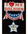 I Love My Soldier Christmas Ornament Personalized by Russell Rhodes