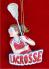 Lacross Female Christmas Ornament Personalized by RussellRhodes.com