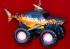 Megalodon Monster Truck Christmas Ornament Personalized by Russell Rhodes